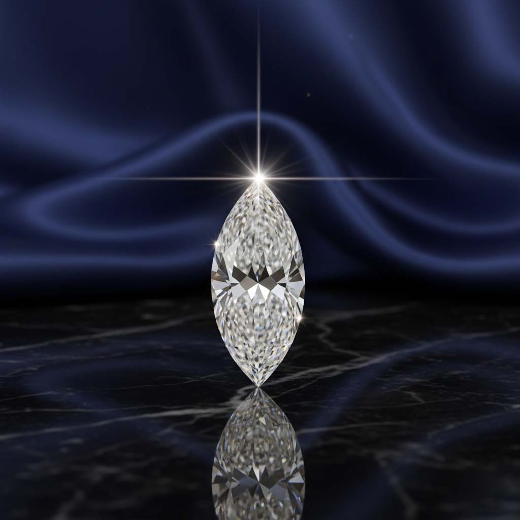 Marquise cut diamond
