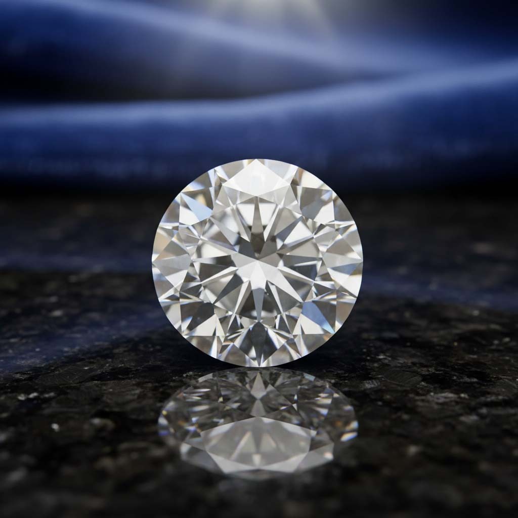 Round cut diamond